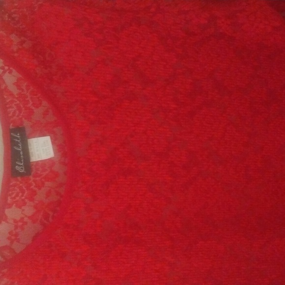 Size 22W Red lace dress. 2 separate pieces. Take a look... - Picture 9 of 13